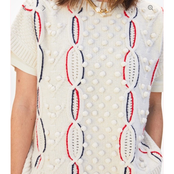 Clare V. Odette Wool Sweater Vest Size M - Picture 2 of 11